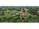Aerial view of the spacious property, featuring a home, barn and picturesque landscape at 3816 Redman Rd, Shelby, NC 28150