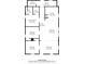 Floor plan showing bedrooms, bathrooms, living room, kitchen, and utility room layout at 4304 S Falls St, Gastonia, NC 28056