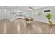 Open-concept living space with a dining area and a bright, modern kitchen at 4304 S Falls St, Gastonia, NC 28056