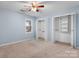 Bedroom with carpet, window and closet with built in storage at 505 2Nd Street Ne Pl # C4, Conover, NC 28613