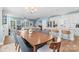 Open dining area connecting the kitchen and living spaces, perfect for gatherings and everyday meals at 507 E Main St, Rock Hill, SC 29730