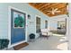 Charming front porch featuring a cozy seating area and a welcoming entrance at 507 E Main St, Rock Hill, SC 29730