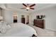 Serene main bedroom boasts ample space and access to the ensuite bathroom at 525 Chase Prairie Ln, Waxhaw, NC 28173