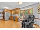 Inviting kitchen with stainless steel appliances, and bright windows at 5317 Friendly Baptist Ch Rd, Indian Trail, NC 28079