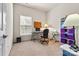 Versatile home office space with window, desk, and ample storage options at 5722 Kirkwynd Commons Dr, Charlotte, NC 28278