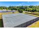 Well-maintained tennis courts surrounded by lush greenery and a parking area enhance the community's appeal at 6113 Russo Ct, Lancaster, SC 29720