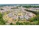 Aerial view of the home showcases its location within a well-maintained and desirable community at 7549 Short Putt Ct, Charlotte, NC 28215