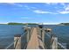 Private dock with boat lift offering direct access to the serene waters and endless aquatic adventures at 7861 Live Oaks Dr, Denver, NC 28037