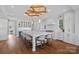 Spacious kitchen with marble island, custom cabinetry, and high-end appliances at 7861 Live Oaks Dr, Denver, NC 28037