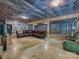 Spacious unfinished basement area featuring exposed ceiling and concrete floor, awaiting personalization at 7927 Fairmont Dr, Waxhaw, NC 28173
