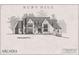 Architectural front elevation rendering showcasing the design for 'Ruby Hill' new home at 8716 Ruby Hill Ct, Waxhaw, NC 28173