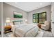 Bedroom with a plush white rug and large window allowing plenty of natural light at 1 Linestowe Dr, Belmont, NC 28012