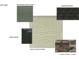 Selection of exterior design elements with siding and stone samples at 1004 Rocking Horse Rd, Indian Trail, NC 28079