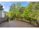 Large deck overlooking the backyard at 10116 Garman Hill Dr, Charlotte, NC 28214
