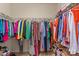 Spacious walk-in closet with shelving, hanging racks, and ample storage space at 10116 Garman Hill Dr, Charlotte, NC 28214