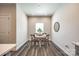 Cozy dining nook featuring a round table, four chairs, and recessed lighting at 13210 Kenworth Rd, Charlotte, NC 28278