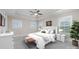 Bright bedroom with a large bed and plenty of natural light from multiple windows at 1507 Riverwalk Pkwy, Rock Hill, SC 29730