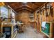 Interior view of the shed featuring work bench and storage solutions at 2006 Holly Villa Cir, Indian Trail, NC 28079