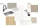 Selection of interior finish materials including tile, carpet, and cabinet samples at 2019 Puddle Pond Rd, Indian Trail, NC 28079