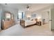 Large main bedroom with ample closet space and a cozy window bench seat at 2062 High Pines Rd, Rock Hill, SC 29732