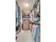 Organized walk-in closet with shelving, hanging racks, and storage space at 2062 High Pines Rd, Rock Hill, SC 29732