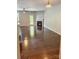 Spacious living room features hardwood floors and fireplace at 2752 Sawbridge Ln, Gastonia, NC 28056