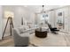 Spacious living room with comfortable seating, modern decor, and ample natural light from the window at 3223 Beans Blvd, Charlotte, NC 28203