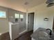 New bathroom featuring a tiled walk-in shower, granite vanity, and updated fixtures for a modern look at 4040 Daugherty Rd, China Grove, NC 28023