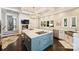 Open-concept kitchen with large island, modern appliances, and ample counter space at 423 N Pine St, Charlotte, NC 28202
