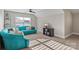 Bonus room featuring vaulted ceilings, a comfortable sofa, and a ceiling fan at 5490 Sapwood Ct, Denver, NC 28037