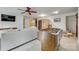 Finished basement with a foosball table, living area, and sauna at 7122 Forest Ridge Rd, Matthews, NC 28104