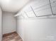 Spacious closet features a sturdy wire shelf, ideal for organized storage and maximizing space efficiency at 850 Deep Hollow Ct, Clover, SC 29710