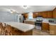 Well-equipped kitchen featuring stainless steel appliances, and a breakfast bar at 1215 Eastcreek Rd, Fort Lawn, SC 29714