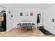 Cozy dining area with modern table, comfortable stools, and natural light at 123 Carriage House Dr, Kannapolis, NC 28081