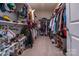 Spacious walk-in closet with ample shelving and hanging space for clothes, shoes, and accessories at 16711 Monocacy Blvd, Huntersville, NC 28078