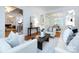 Bright, airy living room with hardwood floors and elegant decor at 216 Liriope Ct, Matthews, NC 28105