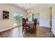 Dining room featuring a patterned table setting with french doors providing plenty of natural light at 2206 Mills Harris Rd, Wingate, NC 28174