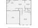 Main floor plan displays a kitchen, living room, dining area, pantry, bathroom, and two-car garage at 2206 Mills Harris Rd, Wingate, NC 28174