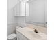 Well-lit bathroom featuring a vanity sink, toilet, and a mirrored cabinet for a clean and functional design at 3164 Devonshire Dr, Rock Hill, SC 29732