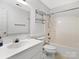 Bright and clean bathroom featuring a tub and shower, modern fixtures, and a vanity with ample counter space at 3164 Devonshire Dr, Rock Hill, SC 29732