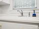 Close up of a stainless steel kitchen faucet over a white kitchen sink at 3164 Devonshire Dr, Rock Hill, SC 29732