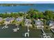 Waterfront homes with private docks and pools on a beautiful lake at 3507 Governors Island Dr, Denver, NC 28037