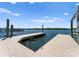 This dock includes two boat lifts allowing a homeowner to easily use and store their boats at 3507 Governors Island Dr, Denver, NC 28037