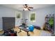Bedroom with exercise equipment and view from 2 windows at 4145 Wrangler Sw Dr, Concord, NC 28027