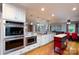 Modern kitchen with stainless steel appliances, granite countertops, and a center island at 4145 Wrangler Sw Dr, Concord, NC 28027