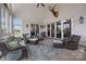 Comfortable porch with a vaulted ceiling, offering ample seating and tranquil outdoor views at 4316 Nesbit Rd, Monroe, NC 28112