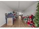 Long storage space with laminate flooring and ample room for storing holiday decor at 4316 Nesbit Rd, Monroe, NC 28112