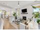 Inviting living room with fireplace, hardwood floors, and neutral decor, perfect for relaxation at 443 Beaumont Ave, Charlotte, NC 28204