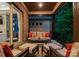 Cozy covered porch features comfortable seating, warm wood accents, and serene outdoor views for relaxed living at 4635 Harper Ct, Charlotte, NC 28210