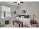 Bedroom with a daybed, tray, dark wood coffee table, side tables, a window, and carpeted flooring at 5104 Samoa Ridge Dr, Lancaster, SC 29720